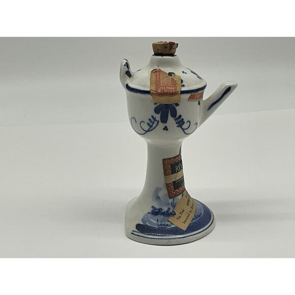 Rynbende's Distillers VTG Porcelain Delftware Figural Decanters or Bottles (3) - Picture 15 of 16